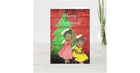 Vintage African American Christmas Card Zazzle