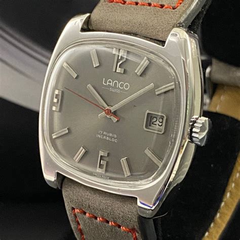 Lanco Vintage Tv Date Watch 52008 Homme 1970 1979 Catawiki