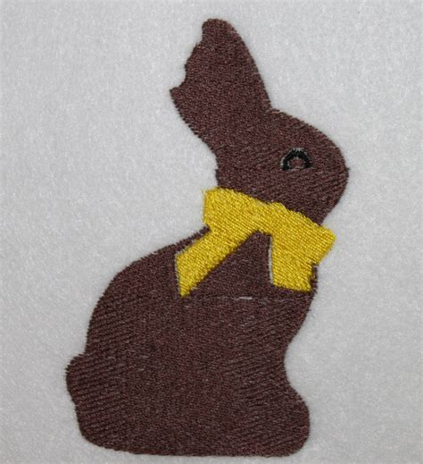 Chocolate Bunny with Bite out of ears