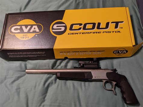 Cva Scout 243 Pistol Model Cp713s With Red Dot Sight 243 Win For