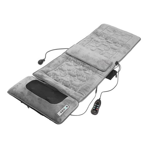 Full Massage Pad Vibration Gray Heated Electric Full Massage Mat For Home U Gof Ebay