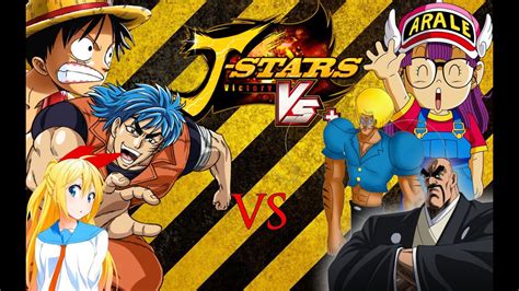 J Stars Victory VS Luffy Toriko Chitoge VS Arale Gatchan Bobobo Bo