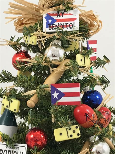 Small Puerto Rico Themed Christmas Tree - Etsy