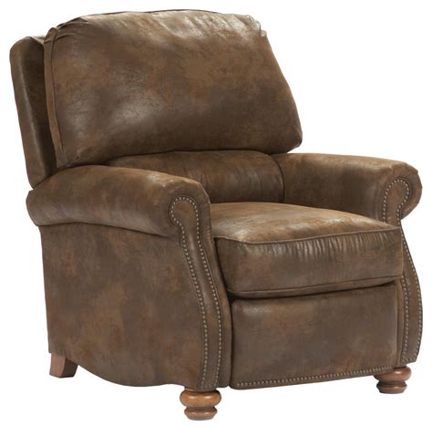 Broyhill Express Accents Quick Ship Faux Leather Laramie Recliner