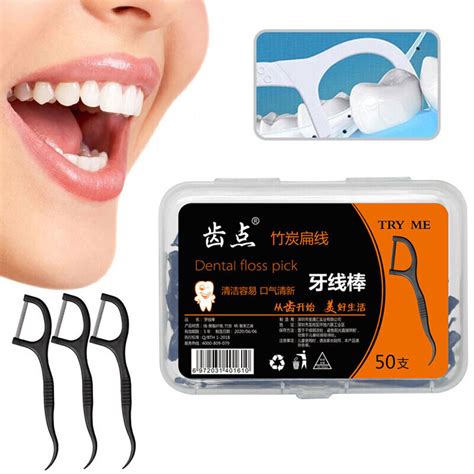 Pcs Dental Floss Interdental Brush Teeth Picks Tooth Clean Stick Oral