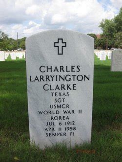 Charles Larryington Clarke 1912 1958 Mémorial Find a Grave