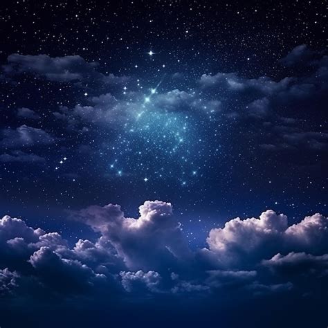 Premium AI Image | Glaxay night Stars on sky