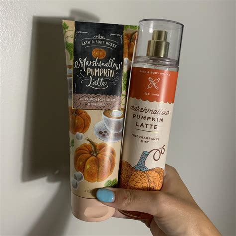 Bath And Body Works Marshmallow Pumpkin Latte Body Depop