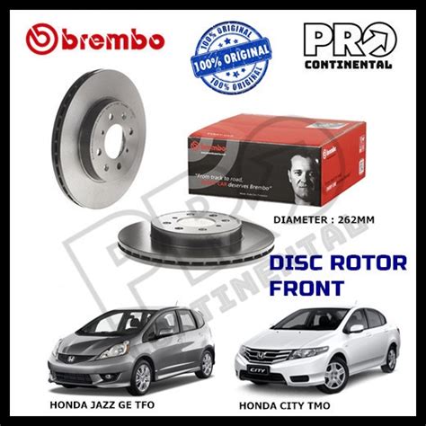 GENUINE BREMBO HONDA CITY GM2 TMO JAZZ GE TFO 2008 2013 FRONT REAR DISC