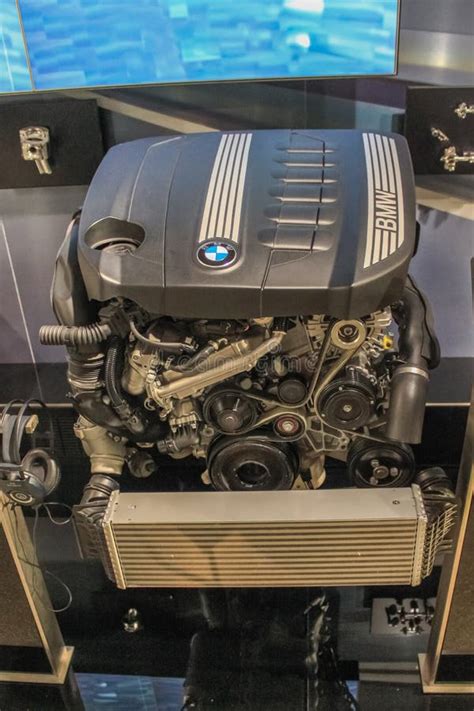 Bmw N D Engine In The Exhibition Hall Of The Bmw Museum Cylinder