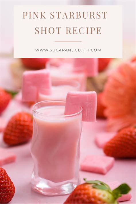 Pink Starburst Shot Recipe Pink Starburst Shot Shot Recipes Pink