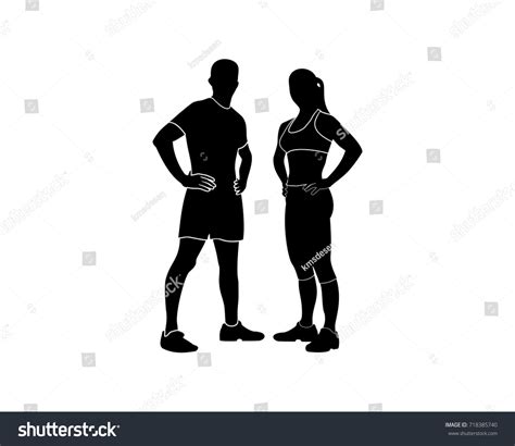 347200 Fitness Silhouette Vector Images Stock Photos And Vectors