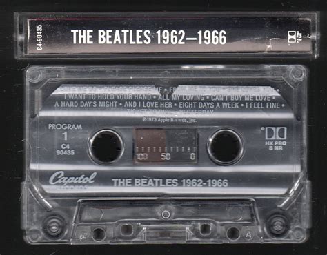 The Beatles The Beatles 1962 1966 Double Album C10 Cassette Tape