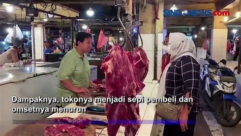 Terus Melonjak Harga Daging Sapi Di Pasar Anyar Tangerang Mencapai