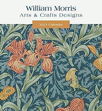 William Morris Arts Crafts Designs Wall Calendar William