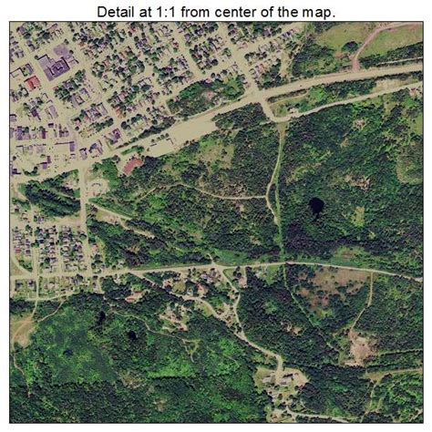 Aerial Photography Map of Negaunee, MI Michigan