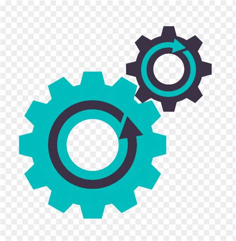 Cogs Gear Icon Vector Png Transparent With Clear Background Id