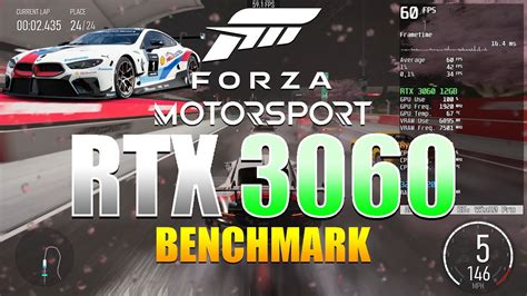 Forza Motorsport Benchmark 1080p High Ultra RT RTX 3060 12GB