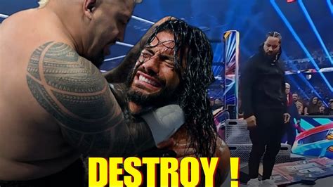 Solo Sikoa Finally Destroy On Roman Reigns At Smackdown Jimmy