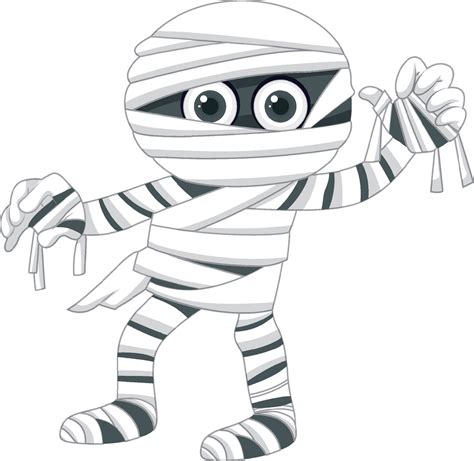 Mummy Kid Cartoon Character 12723391 Vector Art At Vecteezy