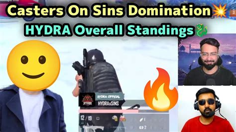 Casters On Sins Domination Today HYDRA Overall Standings In Sky YouTube