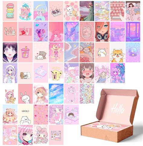 Buy Waschbär Kawaii Room Decor 50pcs Kawaii Anime Aesthetic Pictures