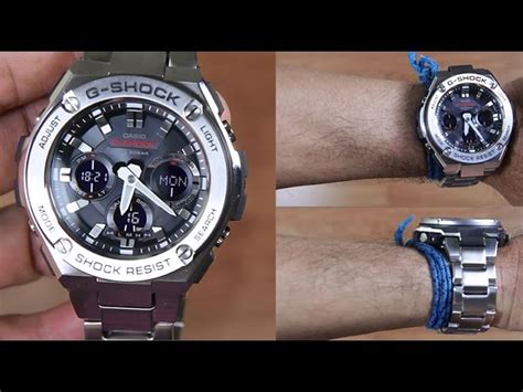 Casio G Shock G Steel Solar Power Ana Digi Watch Gsts110d 1a Gst S110d