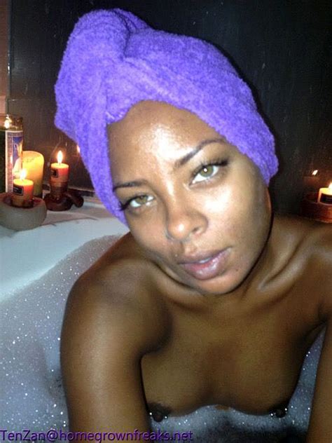 Eva Marcille Nude Private Pics — Ebony Queen Is Bathing And Posing With