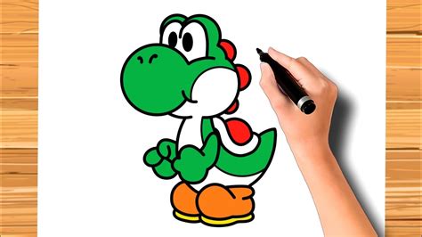 Como Desenhar Yoshi Dinossauro Do Mário Bros How To Draw Yoshi Dinosaur From Mario Bros Youtube