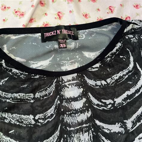 Dollskill Sheer Skeleton Top Size XL Depop