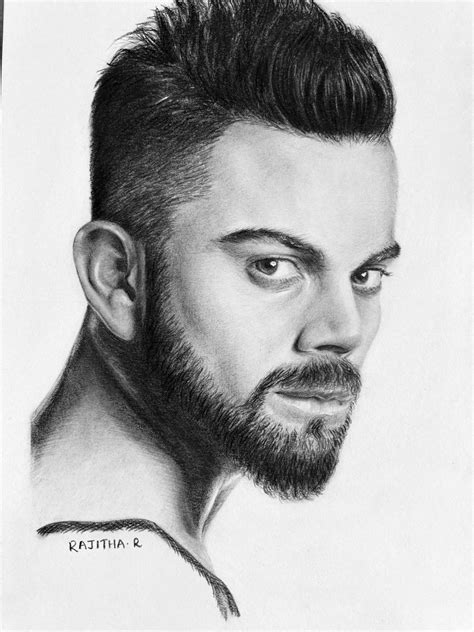 Virat Kohli - Pencil Portrait