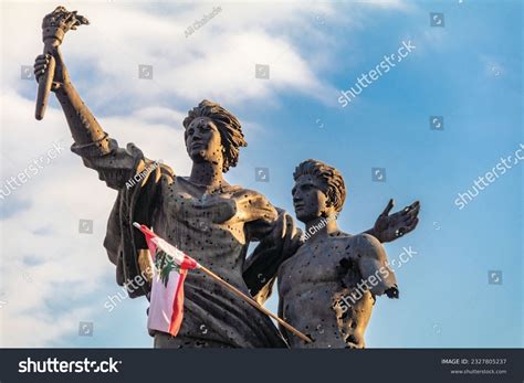 Beirut Lebanon 12252018 Martyrs Statue Downtown Stock Photo 2327805237 ...