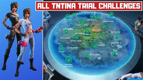 All TNTina S Trial Week 3 Challenges Guide Fortnite Chapter 2 Season