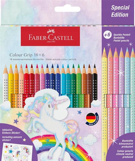 Faber Castell Kredki Grip Sparkle Unicorn Faber Castell Sklep