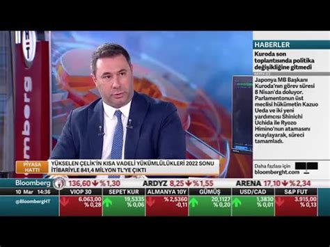 Barış Göktürk Yükselen Çelik Bloomberg TV Gözde Kuyumcu Röportajı