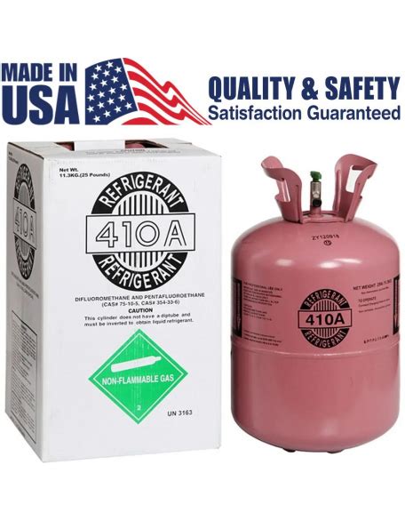 R410a Refrigerant 25lb Cylinder Factory Sealed