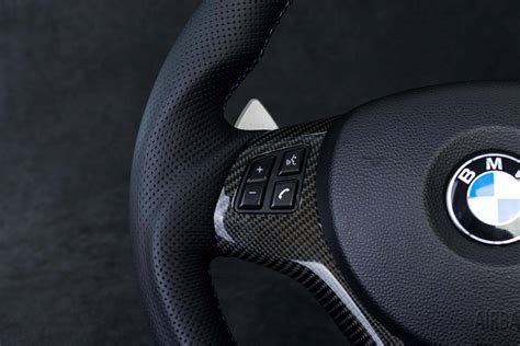 Steering Wheel Bmw Paddle Carbon Fiber Napa Perforated Leather