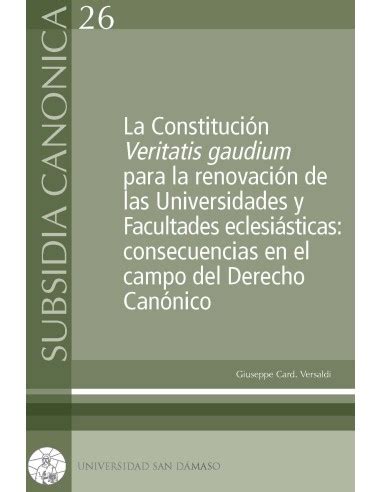 La Constituci N Veritatis Gaudium Para La Renovaci N De Las