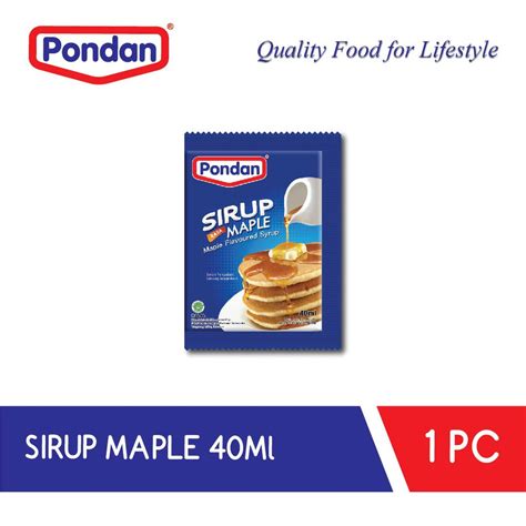 Jual Pondan Sirup Maple Ml Shopee Indonesia