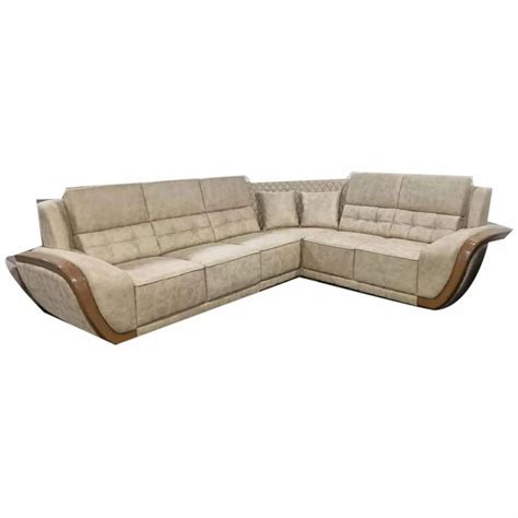 Seater Polyester L Shape Corner Sofa Set At Rs Set In