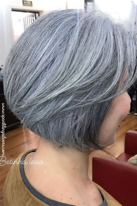 Short Haircuts For Growing Out Gray Hair Artofit