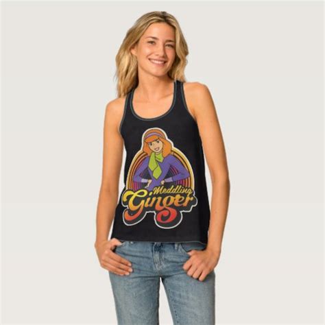 Scooby Doo Meddling Ginger Daphne Tank Top Zazzle