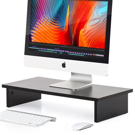 Buy FITUEYES Computer Monitor Stand TV Shelf Riser Printer Machine Stand 4.7' High Elevated ...