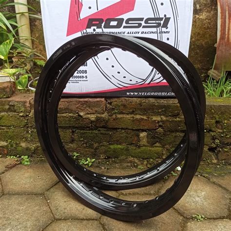 Jual Velg Rossi Alumunium Hitam Glossy W Hitam Ukuran 160 185 Ring 17