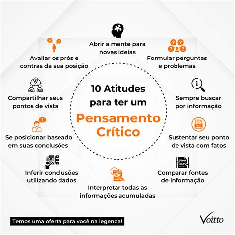 Qual Característica É Típica Do Pensamento Crítico - Grupo Voitto - O pensamento crítico é uma característica... | Facebook