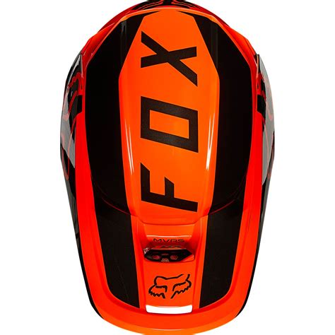 Casco De Motocross Fox V1 REVN FLUO ORANGE GLOSSY 2021 Cascos Off