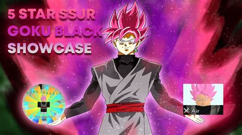 5 STAR SSJR GOKU BLACK SHOWCASE ALL STAR TOWER DEFENSE ROBLOX YouTube