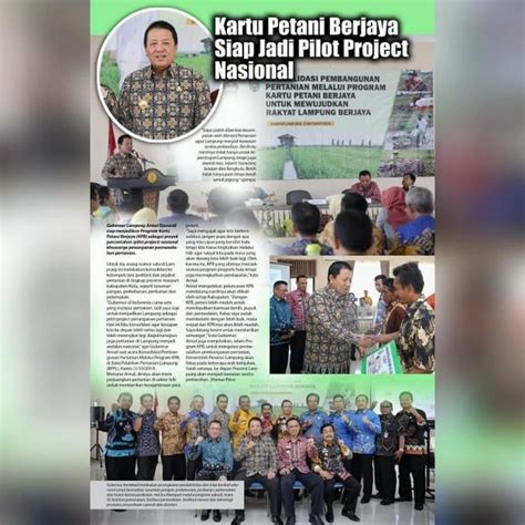 Kartu Petani Berjaya BALITBANGDA PROVINSI LAMPUNG