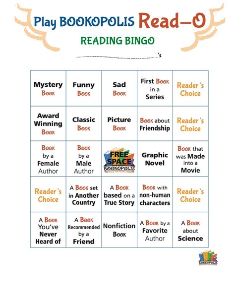 Reading Bingo Cards for Distance Learning | Bookopolis Blog