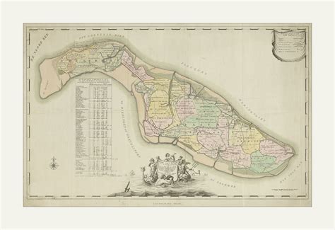 Oude Kaart Van Goeree Overflakkee Frisius